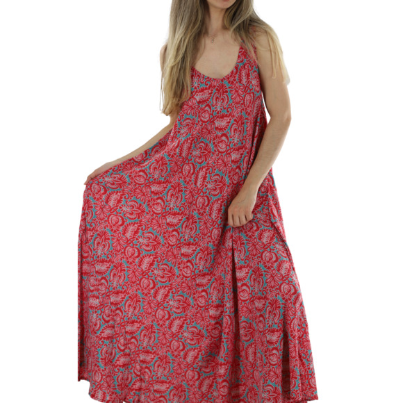 La Fiorentina Flowy "Vivia" Floral Dress - Picture 4 of 5